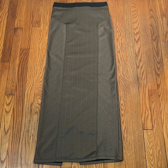 Free people patchwork maxi skirt brown size M - Picture 2 of 10